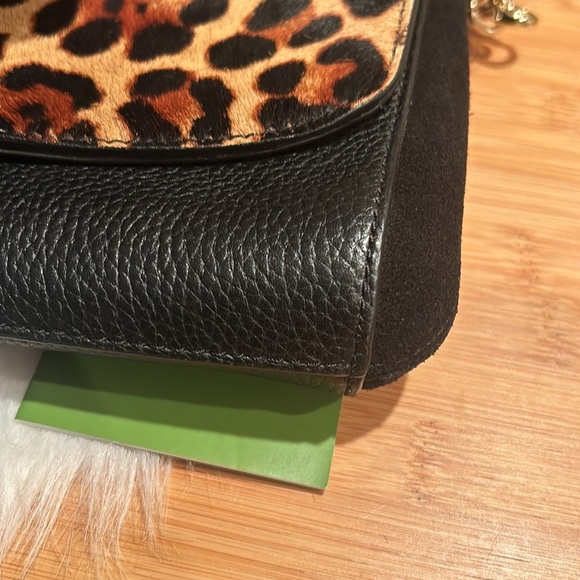 Kate Spade Ocelot Leopard Calf Hair evening clutch/crossbody. HOST PICK - Picture 7 of 8